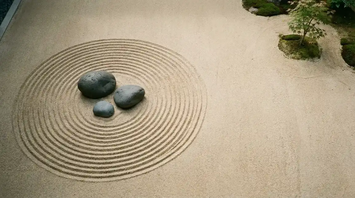 哈希游戏APP 书斋枯山水沙盘全景